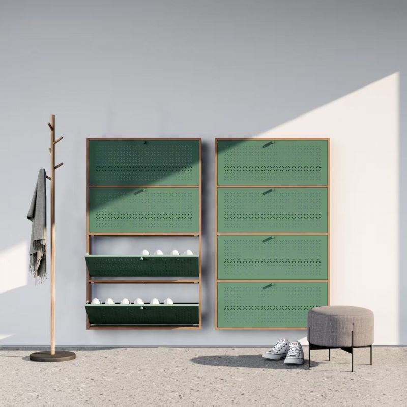 Ultra thin shoe cabinet - wall mounted
