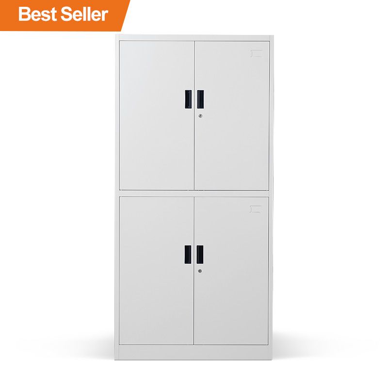 Double section file cabinet