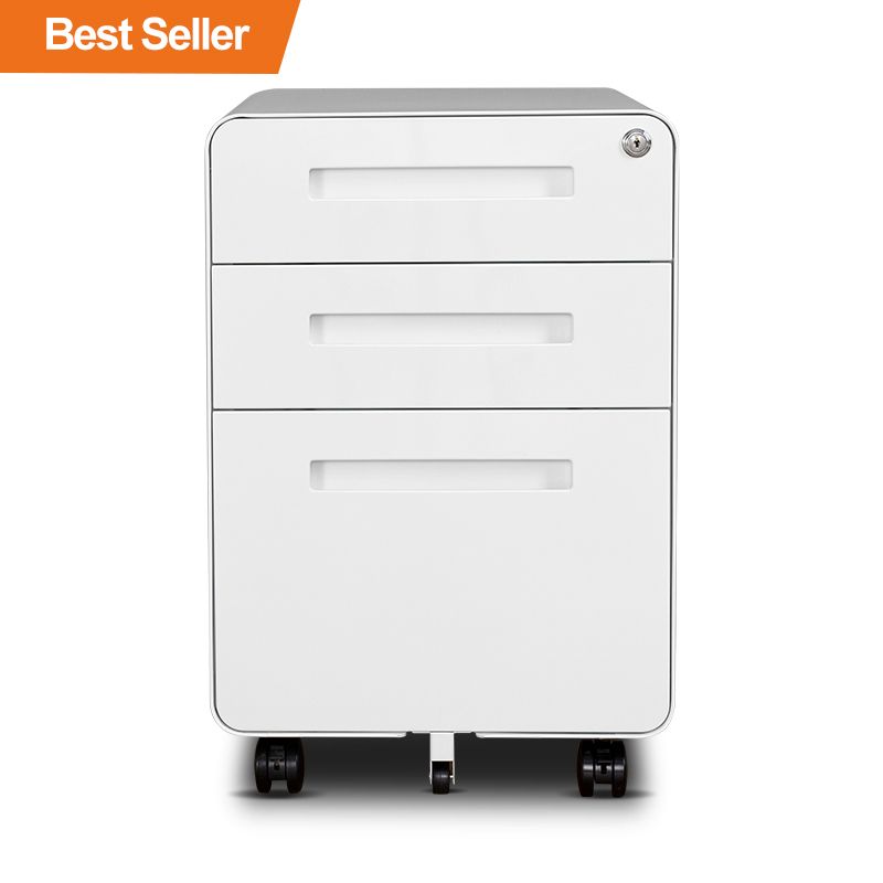 3 Arc Drawing Activity Cabinet - White