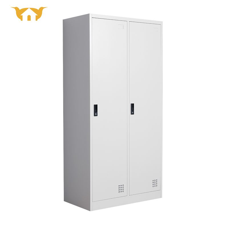 2 consecutive 2 door changing cabinets