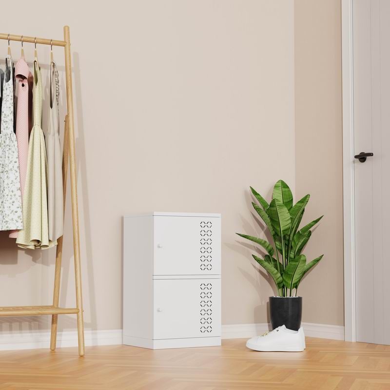 Household shoe cabinet - white